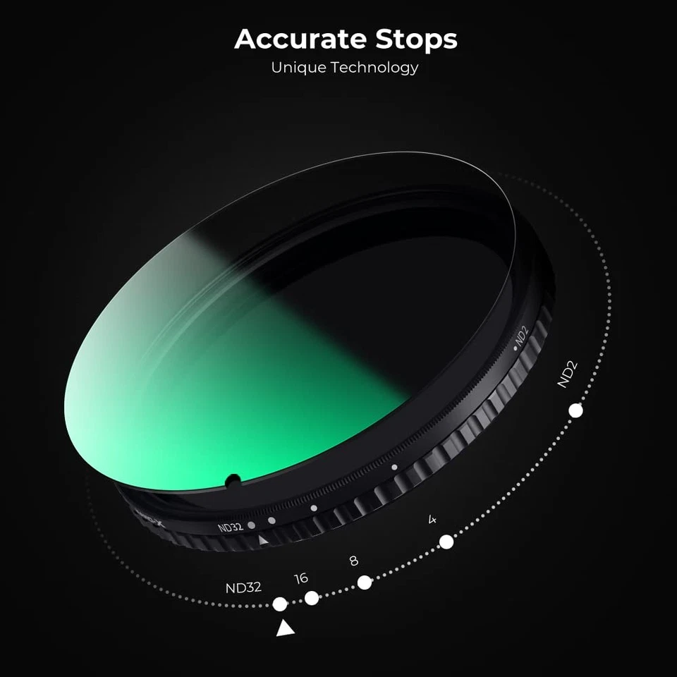 52mm Variable ND Filter ND2-ND32 Camera Lens Filter (1-5 Stops) No X Cross HD... - Image 4 of 4