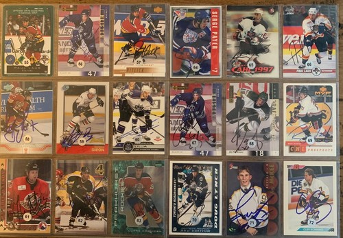 HOCKEY CARDS Mixed - AUTOGRAPHS / SIGNED - 3.95 EACH - FREE DELIVERY - Picture 4 of 10