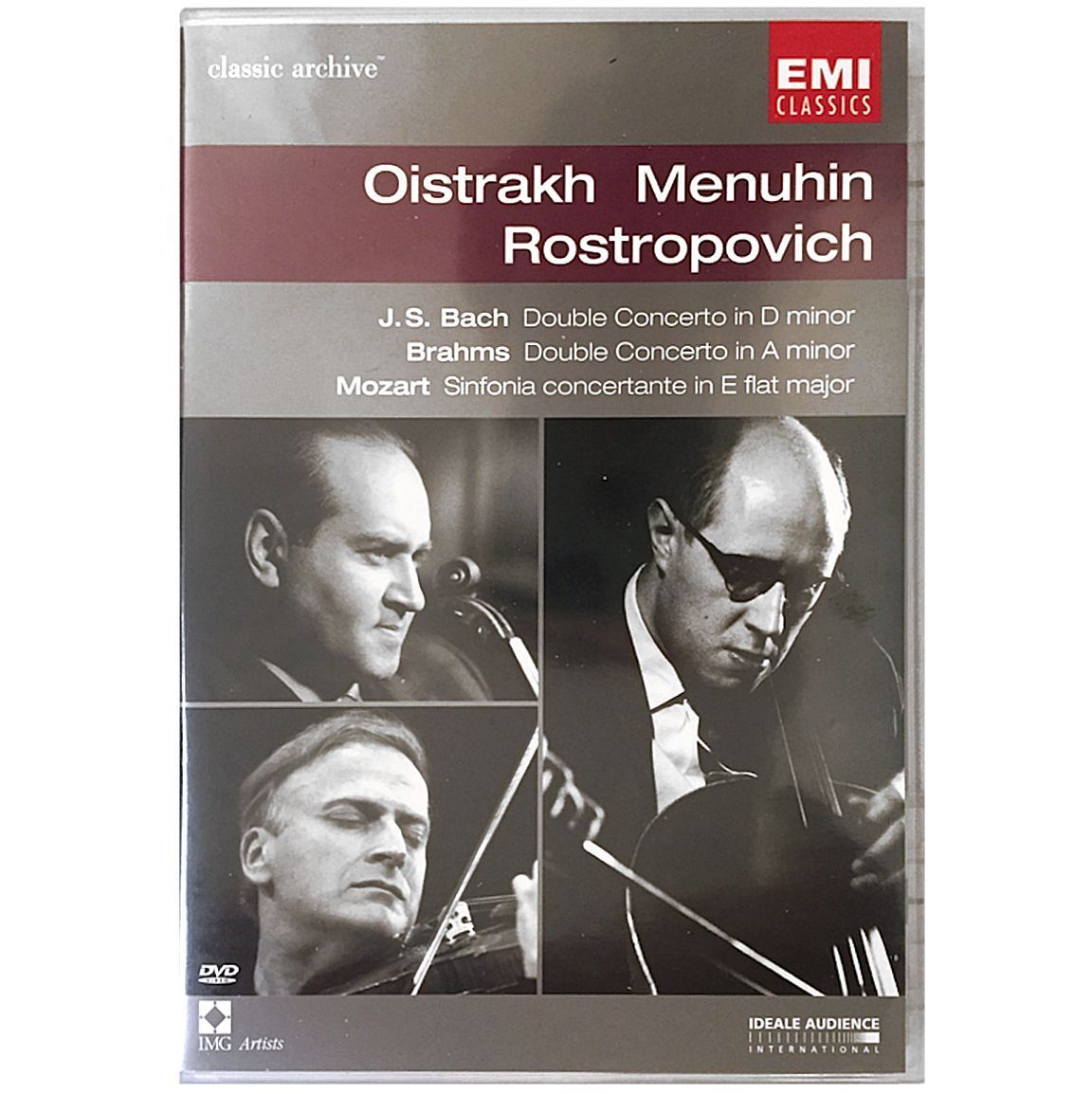 オイストラフ/コンプリートEMIレコーディングス/EMI CLASSICS EMI Classic Archive™ (DVD) Oistrakh/Szeryng/Milstein