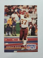 GERALD RIGGS 1992 PRO SET FOOTBALL CARD # 86 E6186