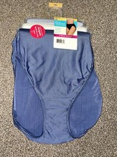 NWT Womens Radiant Vanity Fair 3 Pack Comfort Stretch Hi Cut Panties Size M 6