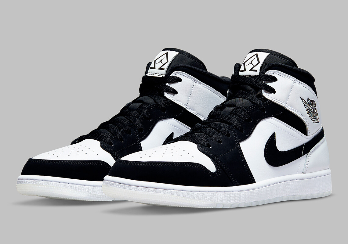 ★NIKE★大人気★AIR JORDAN 1 MID “DIAMOND SHORTS”★追跡可 Nike Jordan 1 Mid Diamond Shorts Size 11.5 DH6933-100 Black