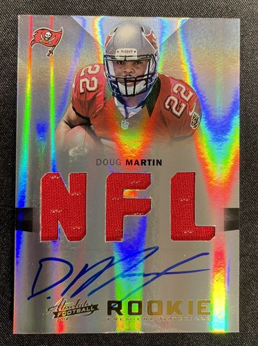 2012 Absolute Doug Martin Auto #148/299 Rookie Jersey Auto Refractor