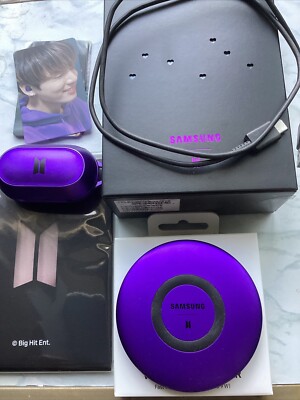 SAMSUNG BTS GALAXY Buds+ ワイヤレスイヤホン &充電器 Samsung Galaxy Buds+ BTS Edition With Wireless Charger Pad