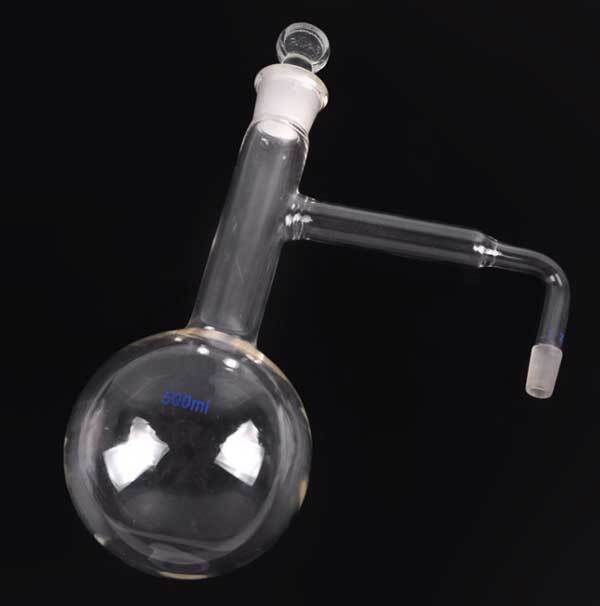Lab Supply Distillation Flask 100ml1000ml Borosilicate with Arm