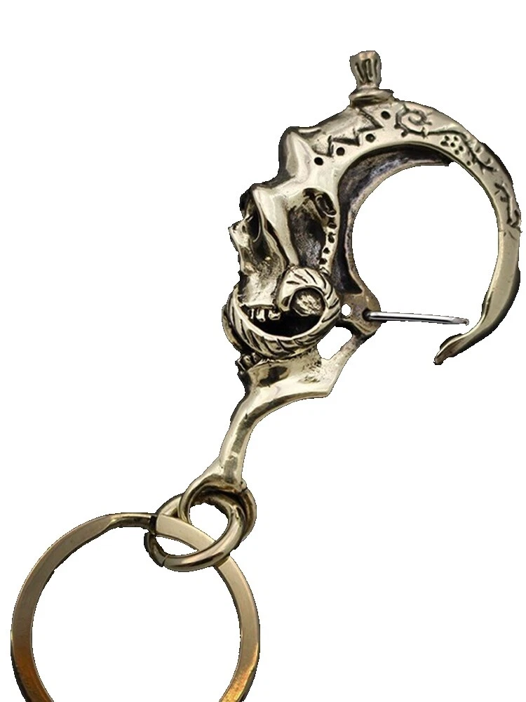 Cobre Letras, Números, Símbolos chaveiros e Estojos para Homens