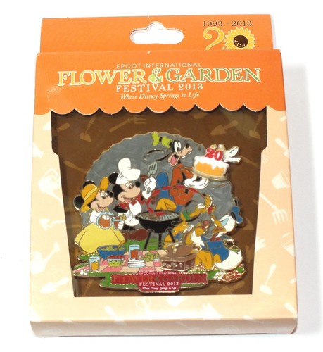 Disney Pin Trading Epcot International Flower & Garden Festival 2013 Jumbo Pin - Picture 13 of 15