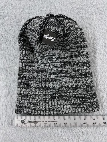 BYU Cougars Beanie Toque Adult Blue White Stripe Knit Acrylic NCAA Zephyr Pom - Picture 7 of 9