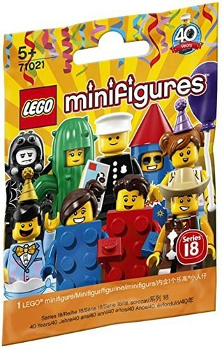 LEGO 71021 MINIFIGURES SERIE 18 / 40 YEARS - RAGAZZA MATTONCINO LEGO - Foto 3 di 3