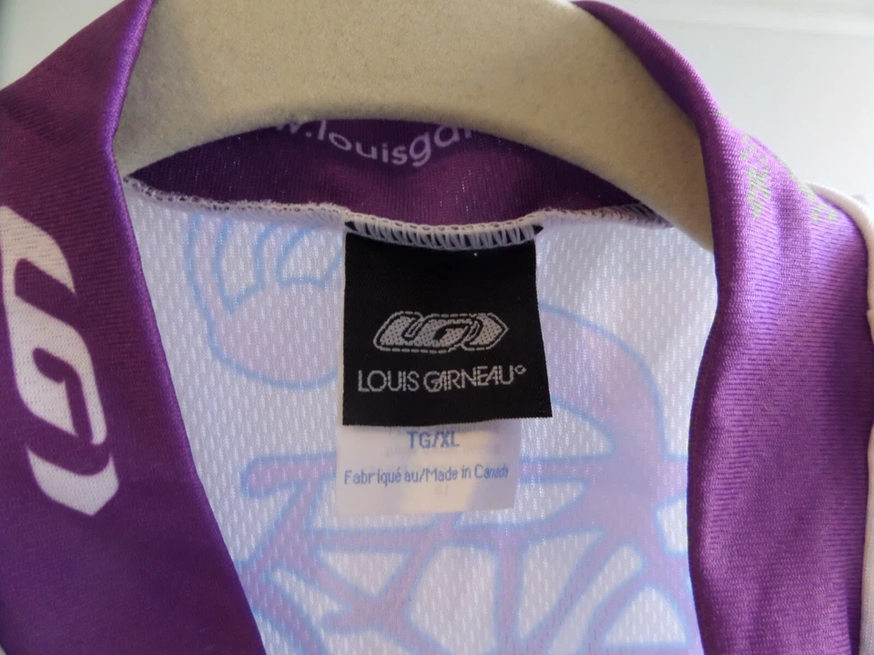 Louis GarneauShort Sleeve Cycling Shirt Men's Size XL "SPINODYSSEY" Foto 3 de 3