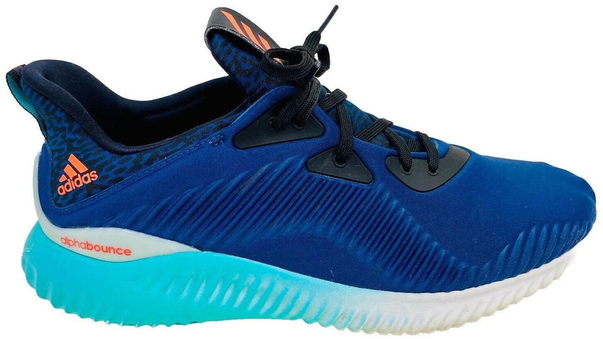 Adidas Shoes Mens 11 Athletic Trainer Alphabounce Running Sneakers Blue Sport Amazon.com | adidas Mens Alphabounce+ Bounce Lifestyle  main image 4