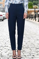 Trousers Blue Shortened Fashionable NEW High Quality