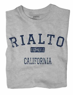 Rialto California CA T-Shirt EST
