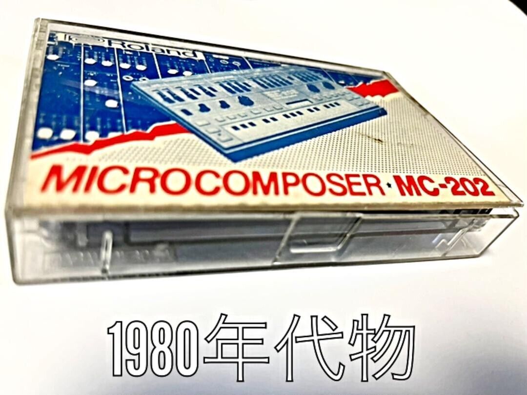 Roland MC-202 Data Cassette Tape Rare Vintage Used Item From Japan