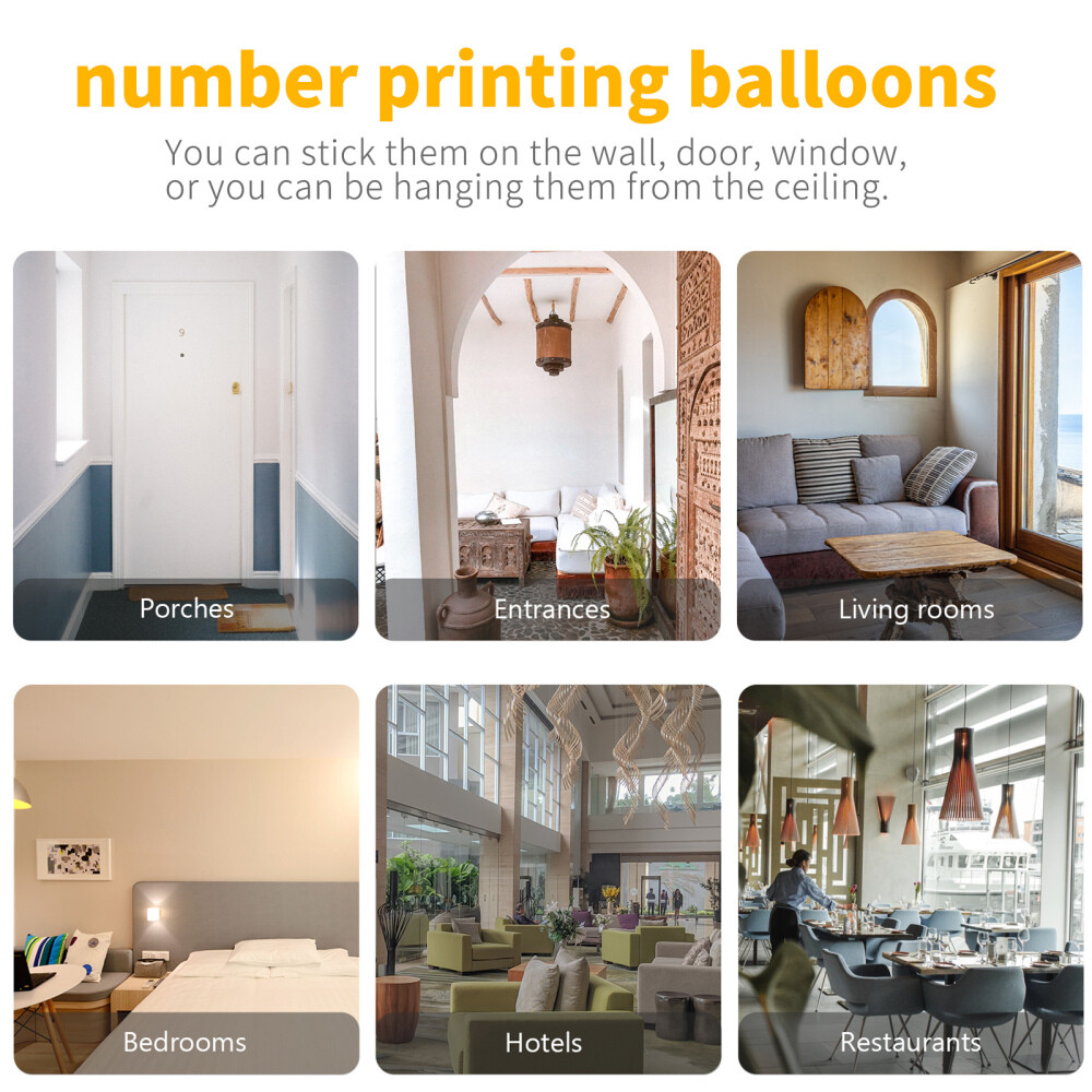 2 Count Happy 40th Birthday Balloons Party Centerpieces Decorations for