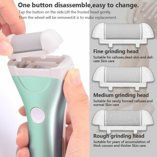 Electric Foot Dead Skin File Callus Remover Pedicure Professional Foot Care Tool - Picture 3 of 17