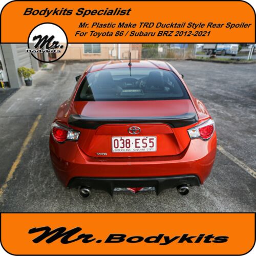 Mr. Solid Quality Made TRD Ducktail Spoiler Wing For Toyota 86/ Subaru BRZ 12-21 - Picture 9 of 11