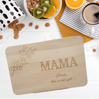 Muttertag Holzbrett FrüHstüCksbrettchen Mama Geschenk Schneidebrett