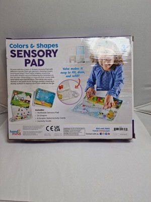 Learning Resources Farben & Formen sensorisches Pad, wiederverwendbare sensorische Tasche für Kinder,