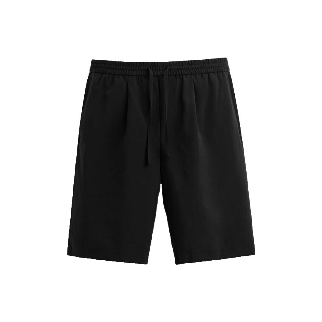 Shorts masculinos pretos Zara