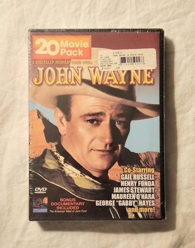 John Wayne 20 Movie Pack 3 DVD Box Set Westerns NR Brand New Factory ...