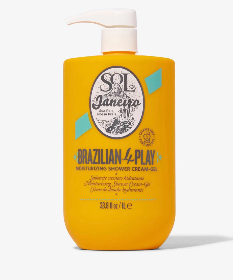 Sol de Janeiro Brazilian 4 Play Moisturizing Shower Cream-Gel 1000ml RRP £51