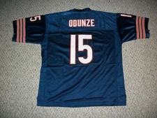 ROME ODUNZE Unsigned Custom Chicago Sewn New Football Jersey Sizes S-3XL Blue/Or