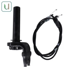 Twist Throttle Accelerator Grip + Throttle Cable for Kawasaki KX250F KLX450R USA