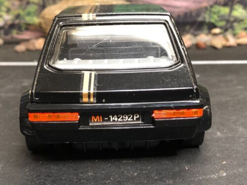 Imperfect 1:24 Diecast Bburago Italy BLACK & GOLD FIAT RITMO ABARTH No Box AS-IS - Picture 11 of 20