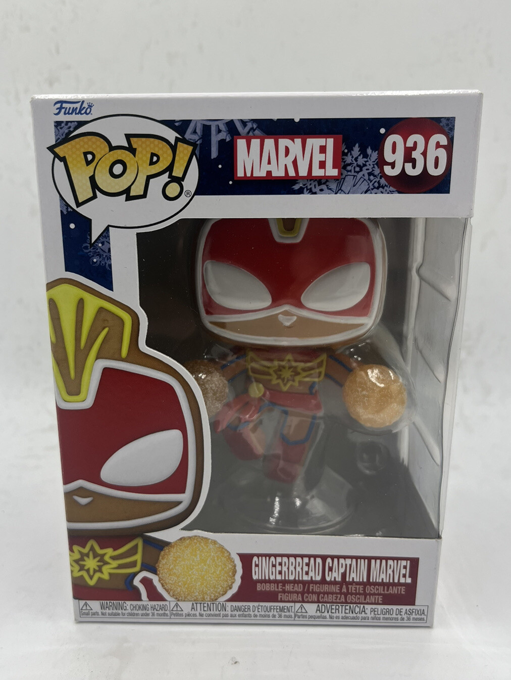 Funko Pop! Vinyl: Marvel - Gingerbread Captain Marvel #936