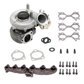 Turbolader mit Auspuffkrümmer for BMW X5 E53 3.0d 160kW 218PS 753392 116577910