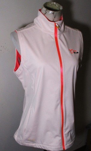 Chaleco de golf UNDER ARMOUR beige cremallera completa talla L - Imagen 3 de 6