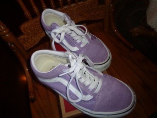 vans old skool chalk violet
