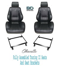 1970 Chevelle Ht Touring Ii Assembled Front Bucket Seats Brackets Rear Cover 1970 Chevelle Ht Touring Ii Assembled Front Bucket Seats Brackets Rear Cover