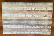 AMBROSIA MAPLE SOLID End Grain Cutting Board 2.50 x 12.25 X 18.25 In Made BY ME