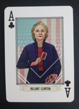 Liberty The Woman Cards Deck Of Playing Card Hillary Clinton Ace Clubs