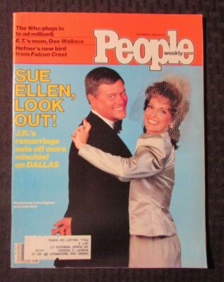 1982 Dec 6 PEOPLE Magazine FN 6.0 Dallas / Falcon Crest / E.T. / The Who