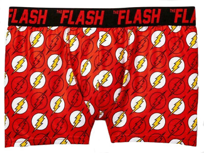 DC Comics The Flash Men's Red Boxer Briefs NWT