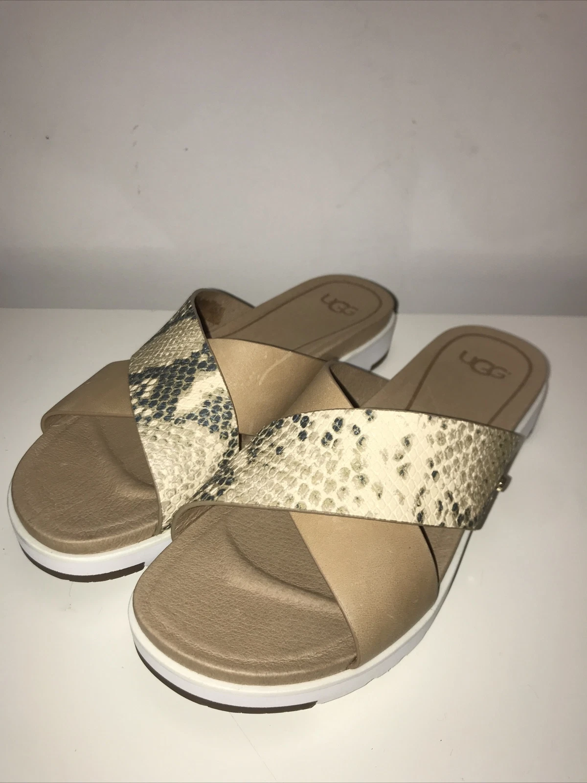 UGG Kari Exotic Slides Uk Size 4.5 Ex Display Immaculate Condition