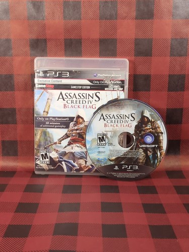 Assassins Creed IV 4 Black Flag (Sony PlayStation 3 PS3, 2013) No Manual Tested