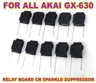10X CR (0.1μF + 120 OHMS) SPARKLE QUENCHER AKAI GX-630D GX-630DB RELAY BOARD
