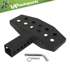Pickup Truck SUV Trailer Tow Towing Rear Hitch Guard Step Bar For 2" Receiver