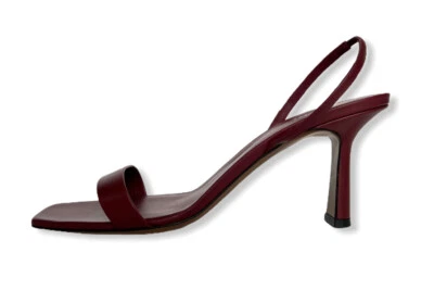Neous Women Shoes Size 39 Tulip 80mm Sandal Burgundy NIB - Image 1 of 4