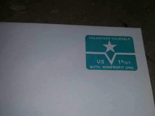 Más de 500 sobres vintage de 1-8/10 centavos voluntario auténtico organización sin fines de lucro nuevo de lote antiguo - Imagen 2 de 4