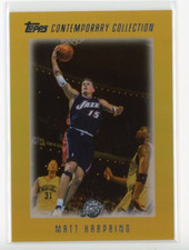 2004 Topps Contemporary Collection Matt Harpring Gold 025/25 Rare Utah Jazz