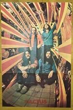 1971 Cactus Band Promo Poster Wall Art Print Scarce Edition Size is 10x16inches