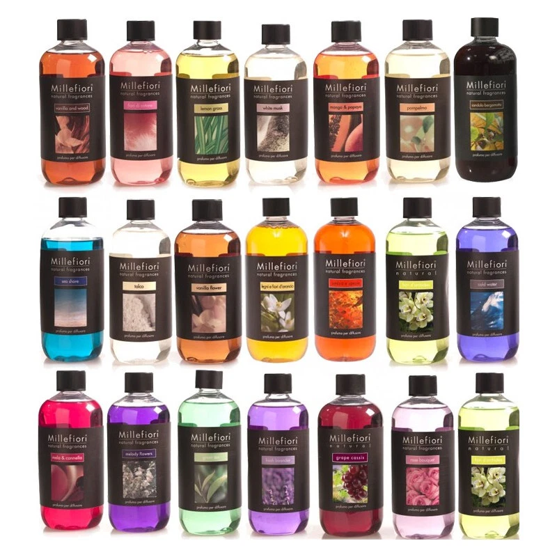 Millefiori Milano Ricarica per diffusore a bastoncini PROFUMO per ambiente 500ML