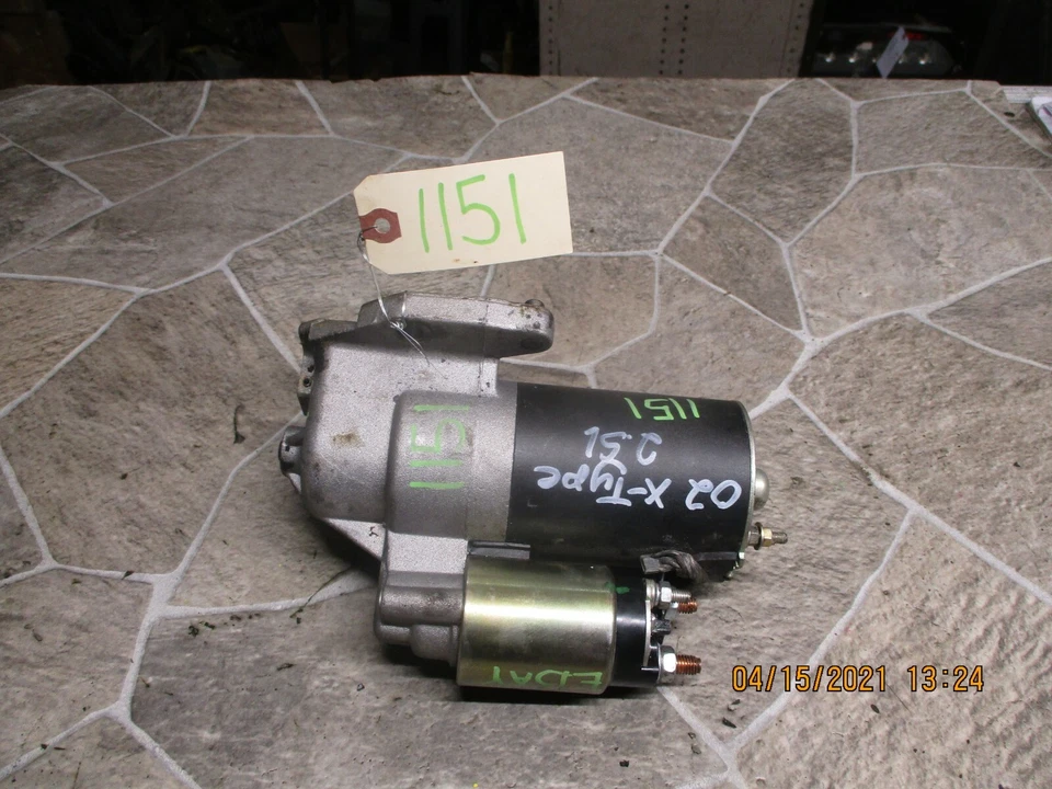 🥇2002-2008 JAGUAR X-TYPE 95-00 MOTOR DE ARRANQUE CONTORNO MONTAJE 6 CIL 2,5 L Foto 3 de 4