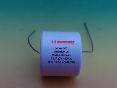 MUNDORF MCAP EVO OIL 2,2µf 450V innovativer audiophiler Kondensator 
