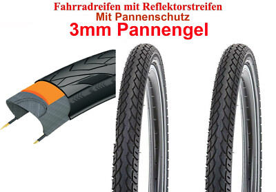 2x Compass 28 Zoll Fahrrad Reifen Mantel Pannenschutz 28x1.75 47-622 700 x 45C